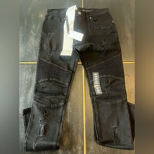 Armani Exchange Black Slim Pocket Jeans